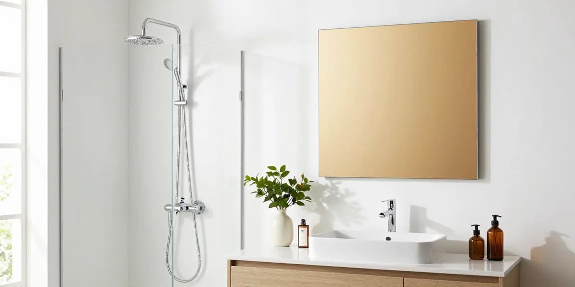 Oglinda baie showcasing the best online shopping experiences for modern home decor and functionality.