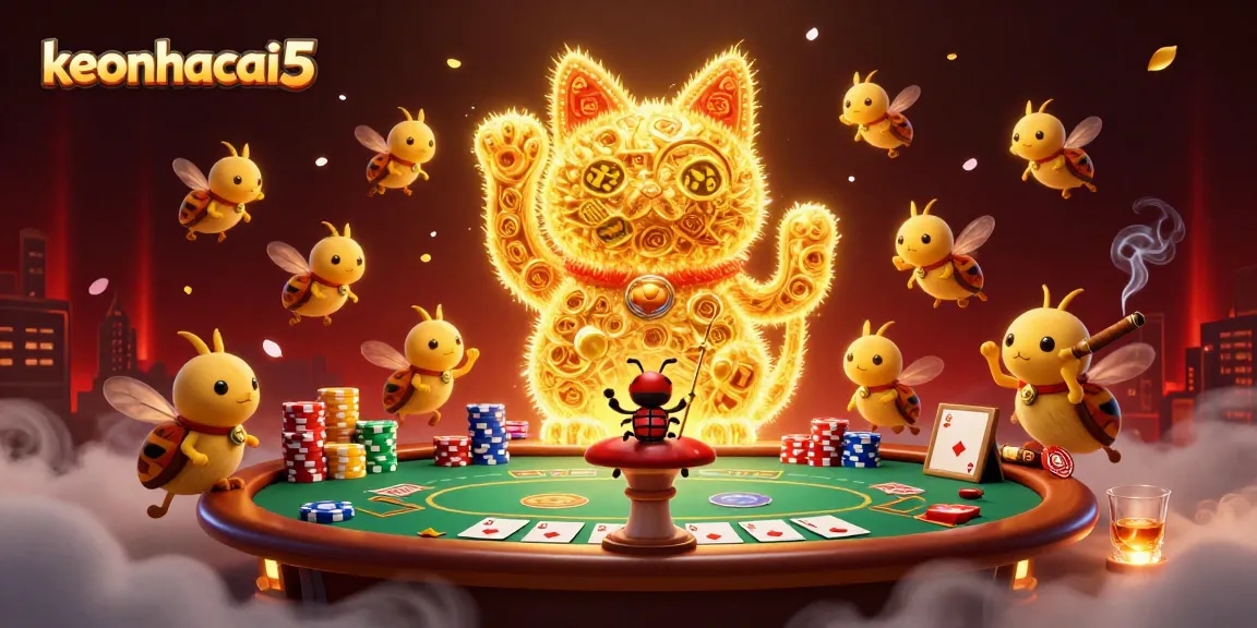 Engage with keonhacai5 by enjoying a vibrant casino atmosphere filled with energy and luck.