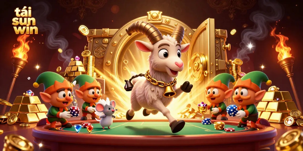 Play and win at tải sun win casino featuring festive characters amidst rich, dynamic elements.
