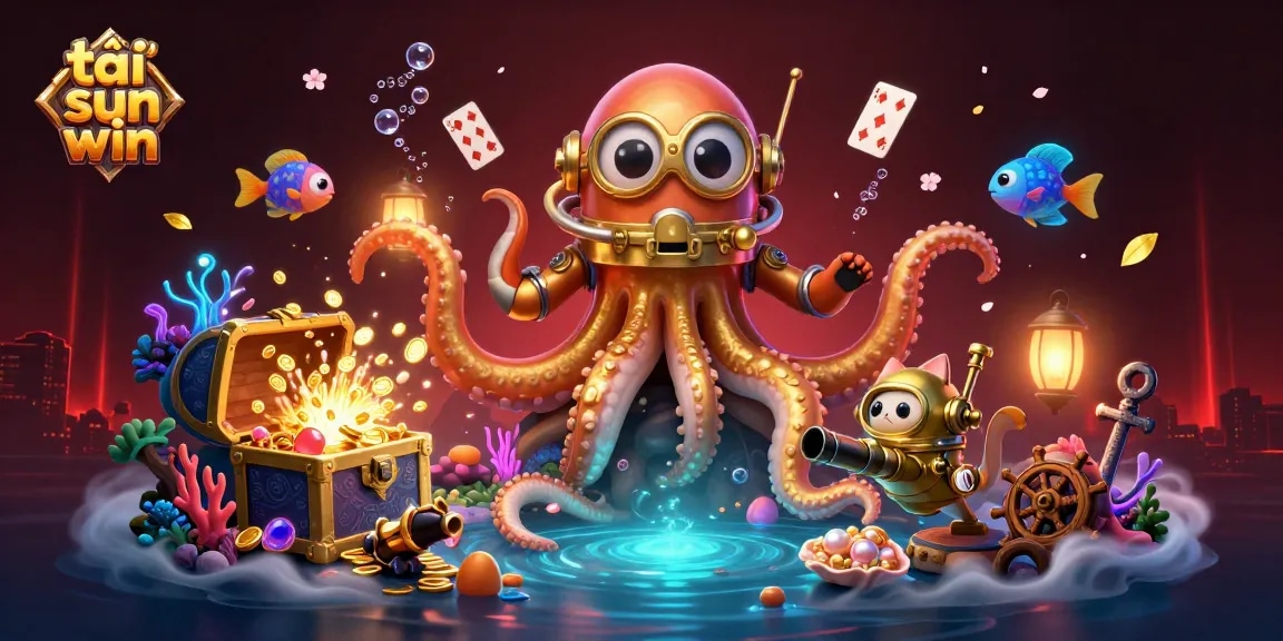 Engage with exciting gaming adventures while tải sun win with a vibrant underwater scene.