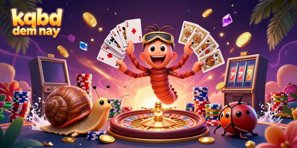 Experience thrilling gameplay with kqbd dem nay, showcasing a lively casino scene with characters and dynamic elements.