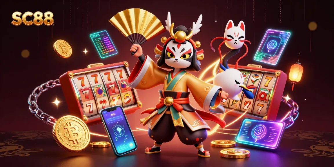 Experience thrilling action and winning on SC88 with vibrant casino elements and dynamic characters.