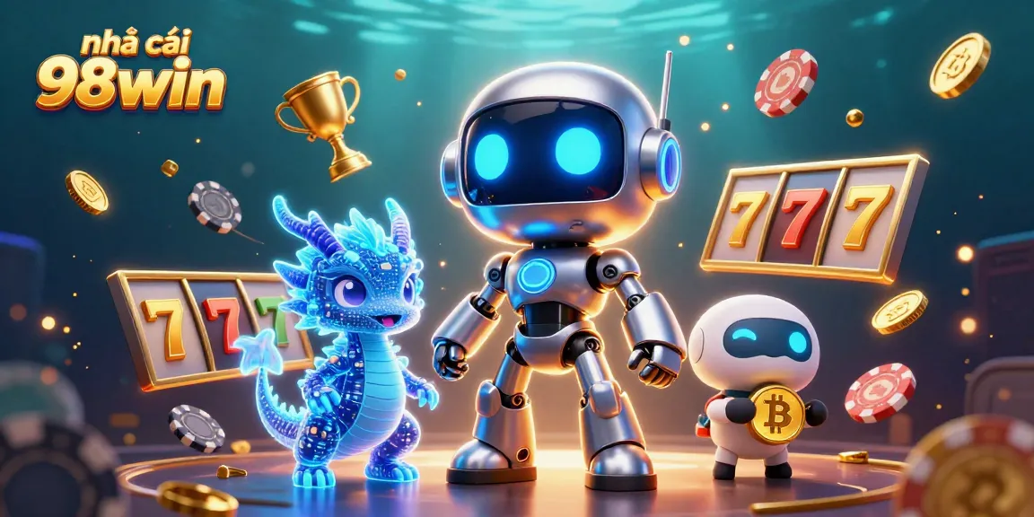 Engage with the vibrant world of nhà cái 98win, showcasing thrilling slot games amid dynamic visuals.