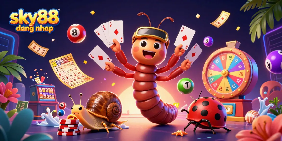 Engage with the thrilling world of online gaming at sky88 dang nhap with vibrant casino artwork.