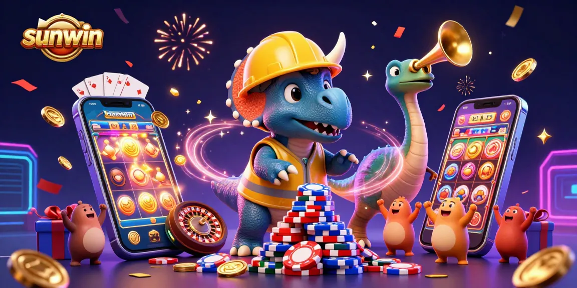 Experience winning at Sunwin with a festive casino atmosphere filled with colorful games.