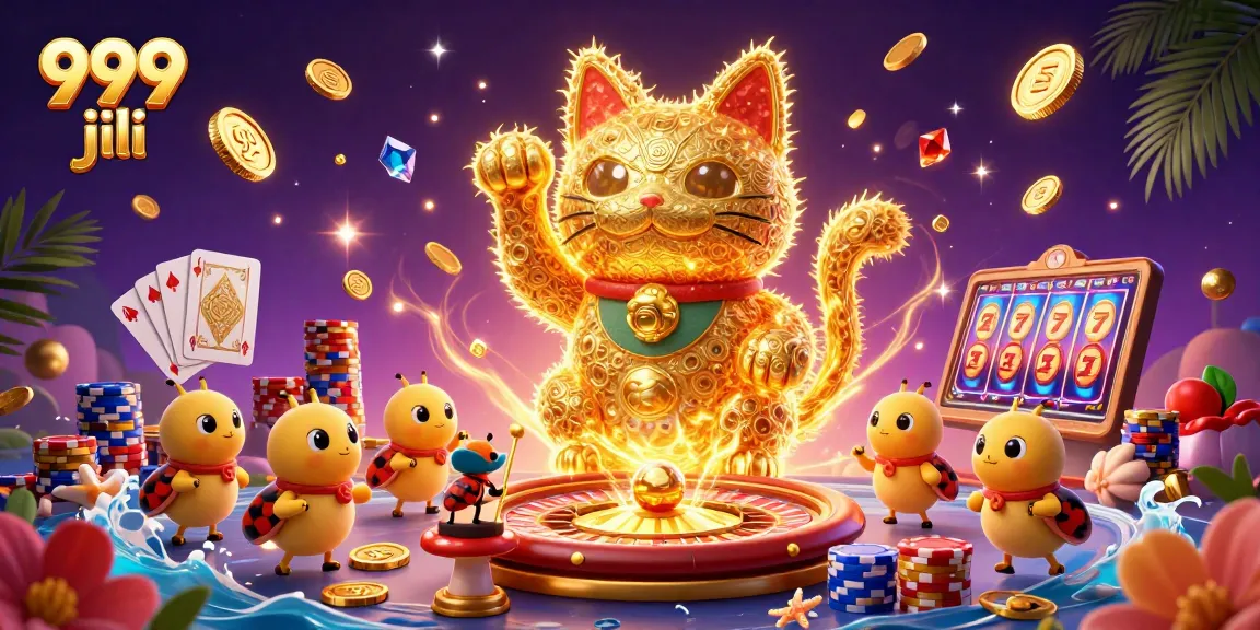 Experience thrilling 999 jili gameplay with exciting casino visuals and dynamic elements in a vibrant digital setting.