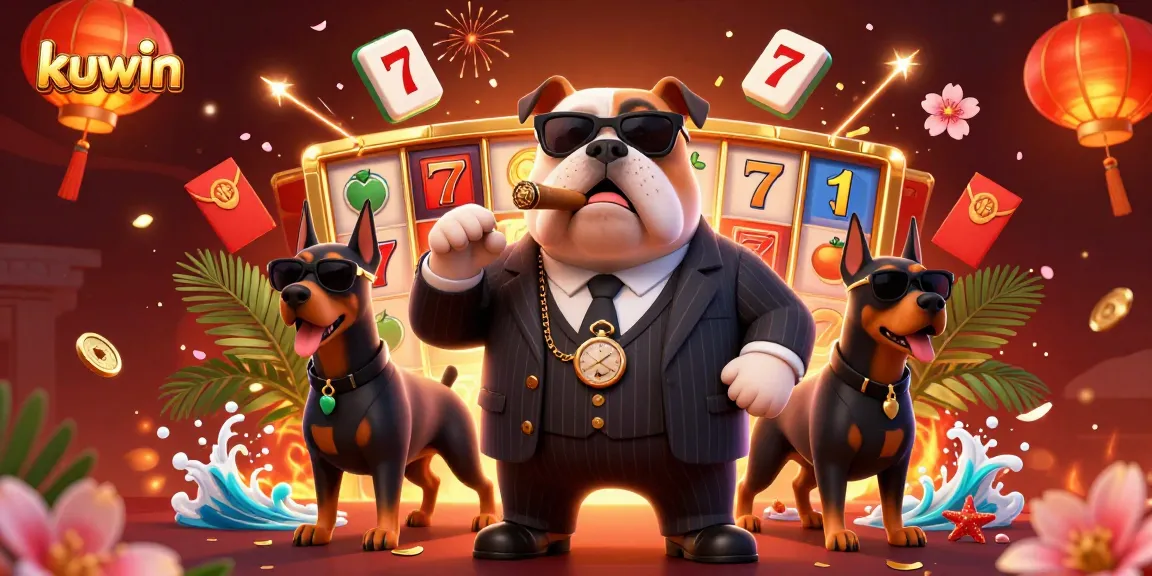 Kuwin offers thrilling gameplay with slots and exciting visuals from a dynamic scene in a casino.