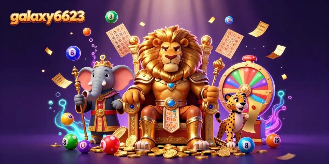 Engage with thrilling wins at galaxy6623, showcasing a vibrant 3D casino scene filled with dynamic game elements.