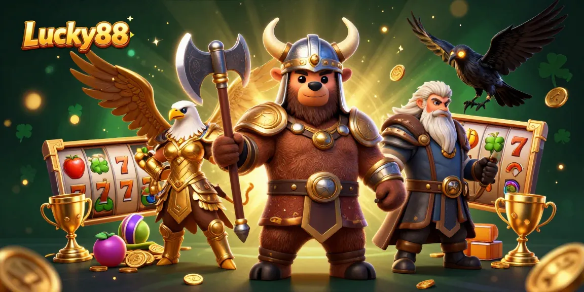 Join Lucky88 for thrilling casino adventures featuring vibrant game elements and characters.