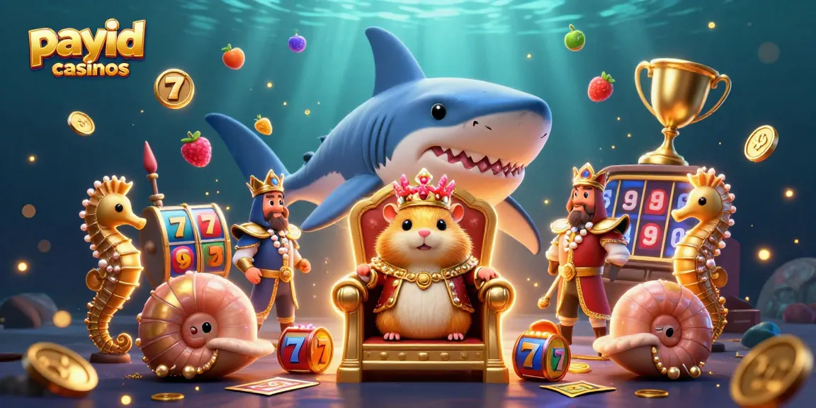 Experience the excitement of payid casinos with a fierce hamster king and vibrant gaming elements