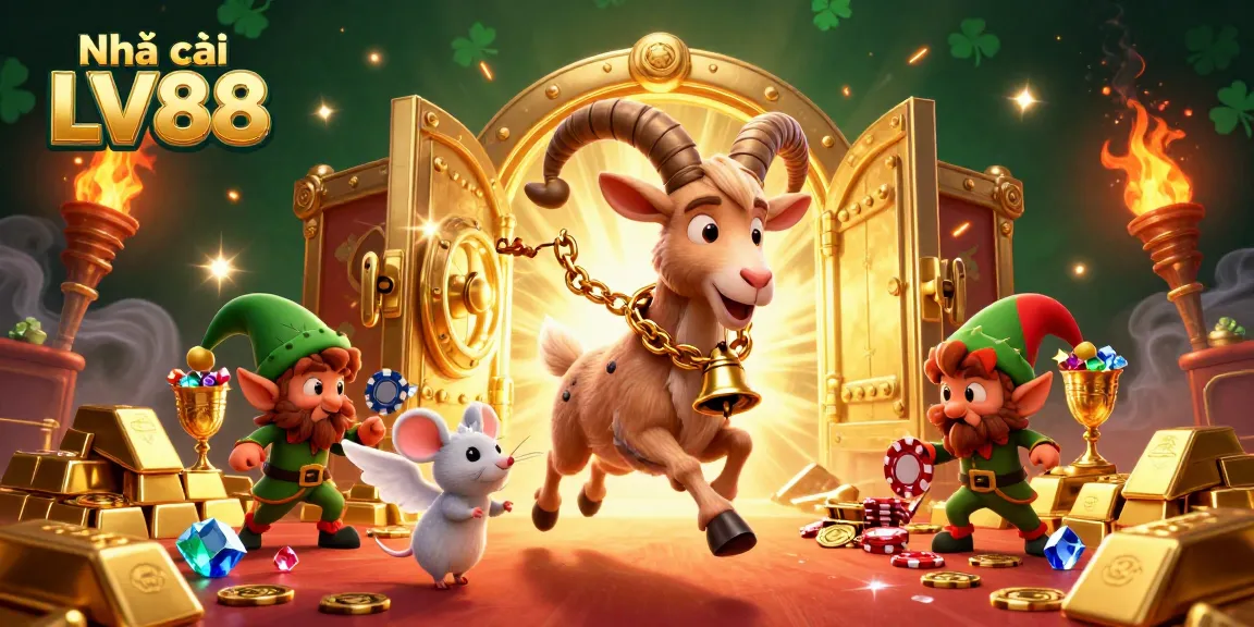 Experience the excitement at Nhà cái LV88 with lively characters in a holiday-horror casino atmosphere.